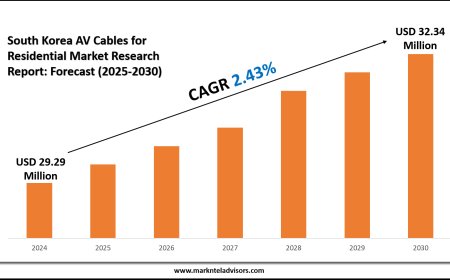 South Korea AV Cables for Residential Industry Size Expected at USD 32.34 Million by 2030