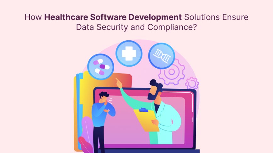 How Healthcare Software Development Solutions Ensure Data Security and Compliance?