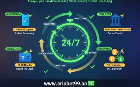 Cricbet99 24/7 Withdrawal Service: Instant Money Transfer