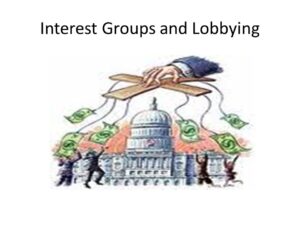 Political Interest Groups Influence